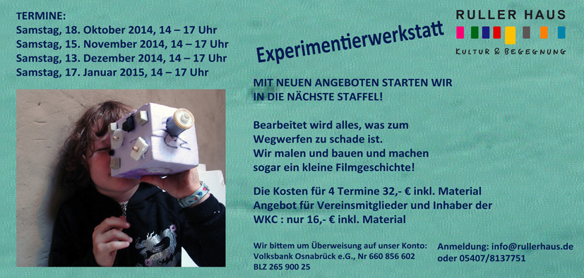 Sept 2014 kunst und quer Termine Flyer small